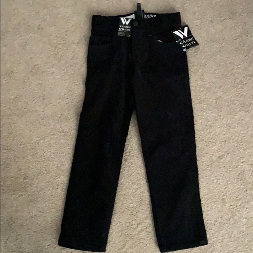 New Boys black corduroy pants
